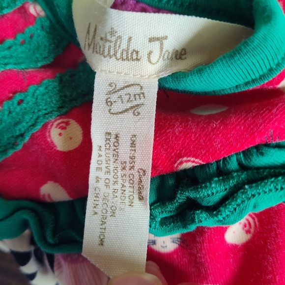 Matilda Jane MJ Under the Tree Christmas Dress Size 6-12 Months Item # 24953D - Picture 2 of 10
